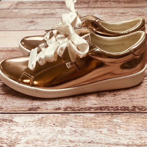 keds x kate spade new york ace leather glitter